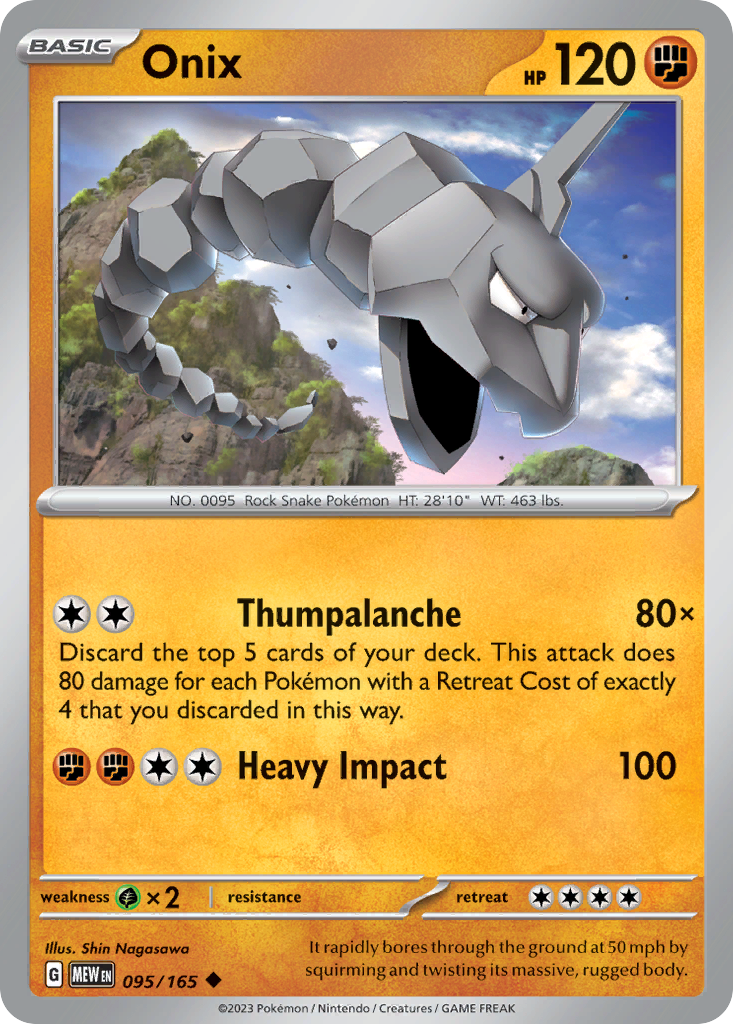 Onix - 095/165 - Reverse Holofoil