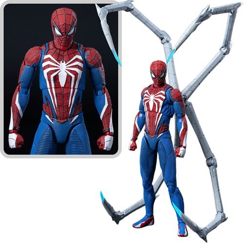 Spider-Man Advanced Suit 2.0 Peter Parker DLX Action Figure from Marvel's Spider-Man 2