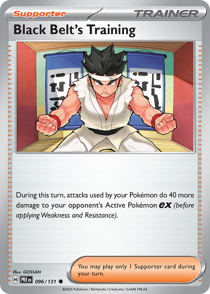 Black Belt's Training  - 096/131 - Reverse Holofoil