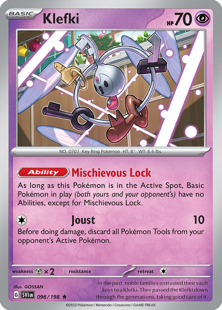Klefki - 096/198 - Reverse Holofoil