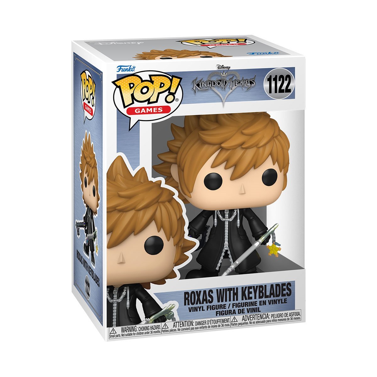 Pop Games Kingdom Hearts Roxas W Keyblades Figure