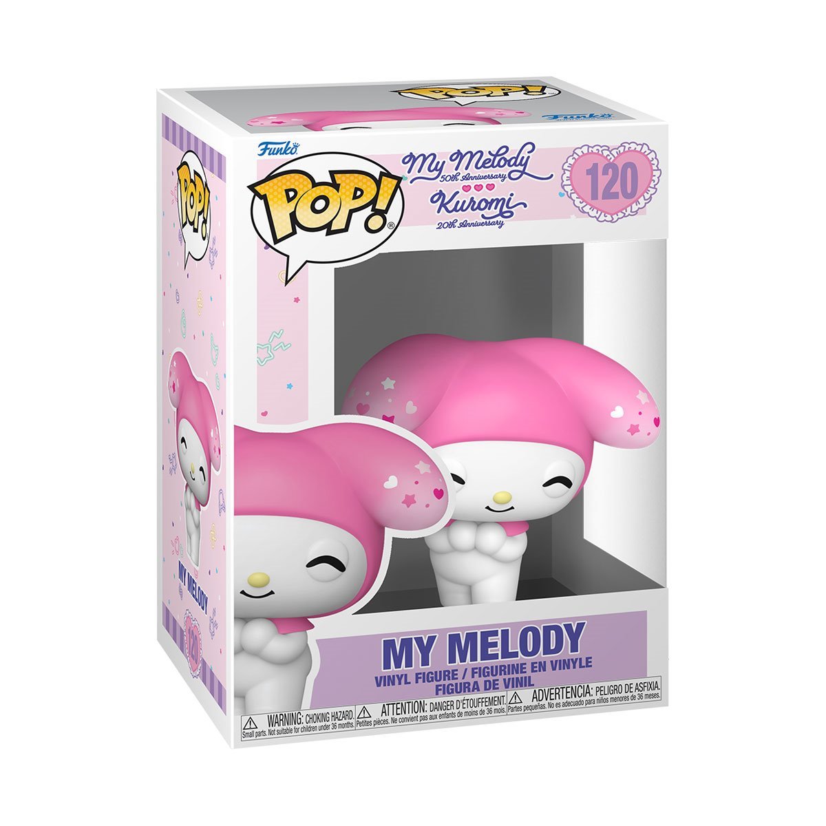 Funko POP! Sanrio: Kuromi 20th & My Melody 50th Anniversaries - Happy My Melody #120