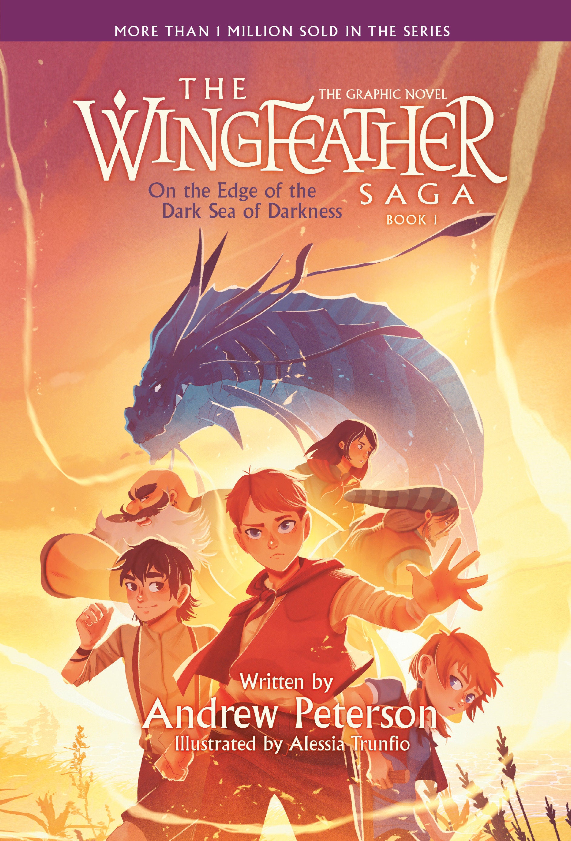 On The Edge Of The Dark Sea Of Darkness: The Graphic Novel - Wingfeather Saga V.1