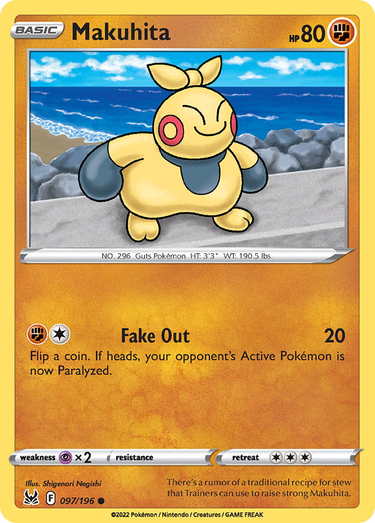 Makuhita - 097/196 - Reverse Holofoil