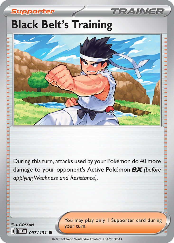 Black Belt's Training  - 097/131 - Reverse Holofoil