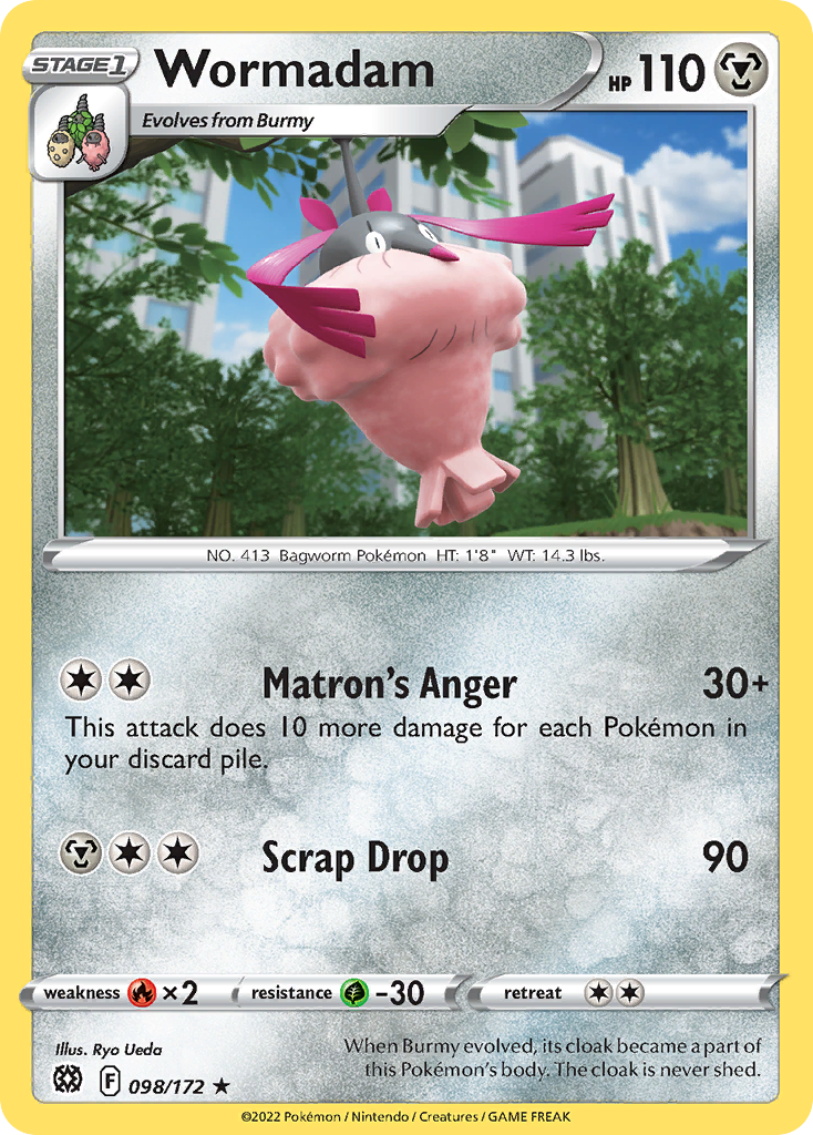 Wormadam (98) - 098/172 - Reverse Holofoil