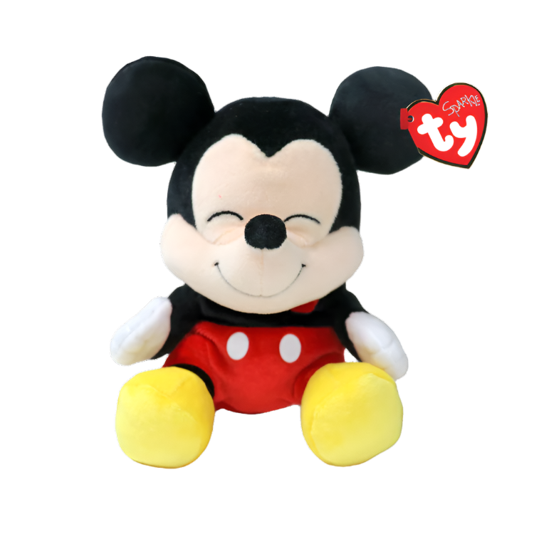 Mickey Mouse 8" Plush - Beanie Babies Collection