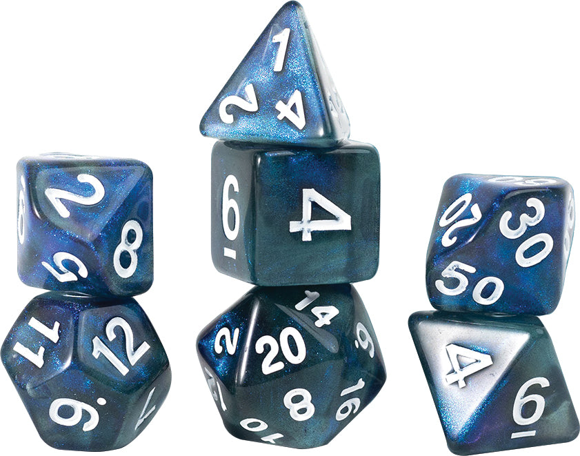 RPG Dice Set (7): Treasure Series - Sapphire