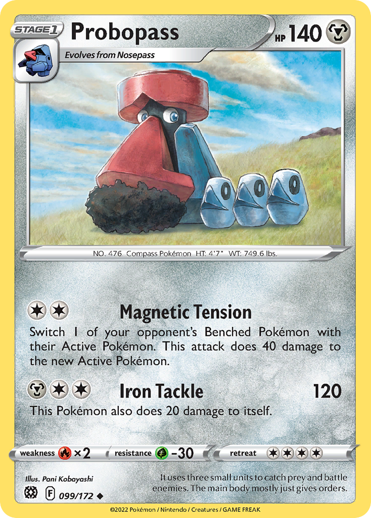 Probopass - 099/172 - Reverse Holofoil