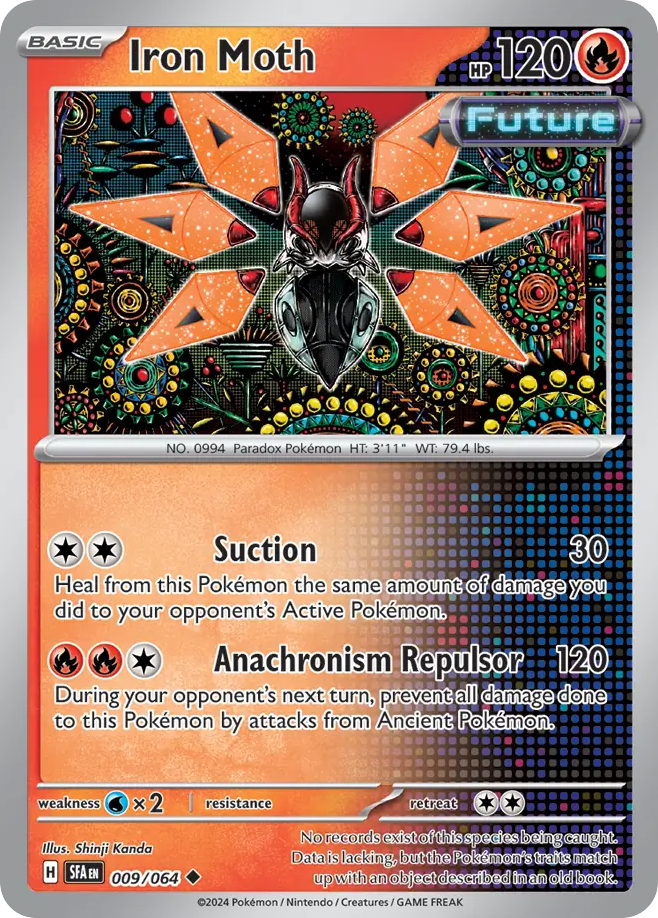Iron Moth - 009/064 - Reverse Holofoil