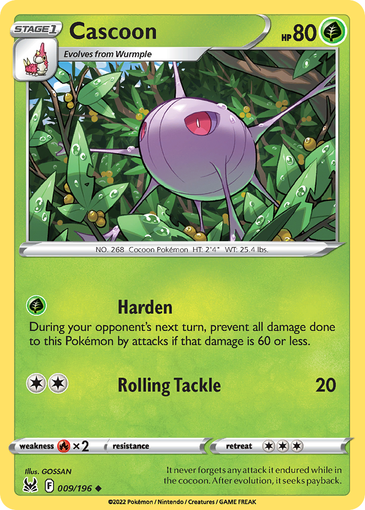 Cascoon - 009/196 - Reverse Holofoil