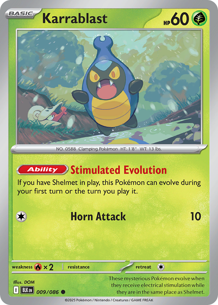 Karrablast (Poke Ball Pattern) - 009/086