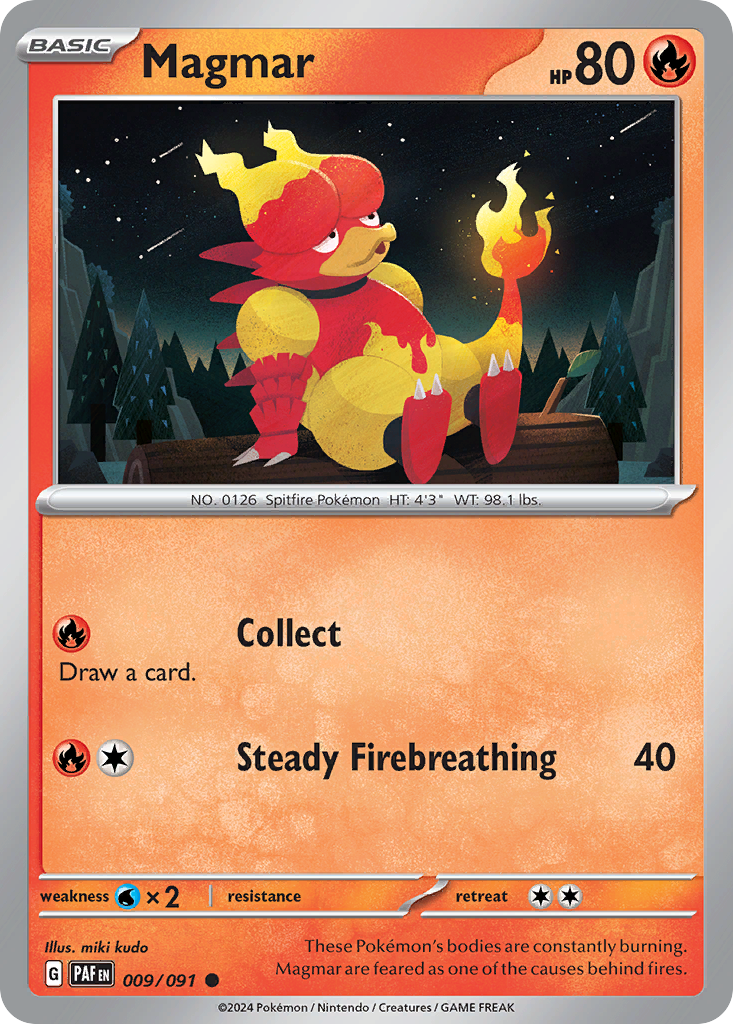 Magmar - 009/091 - Reverse Holofoil