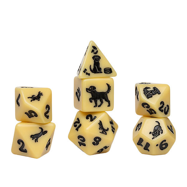 7-Die Set Animals- Golden Pup