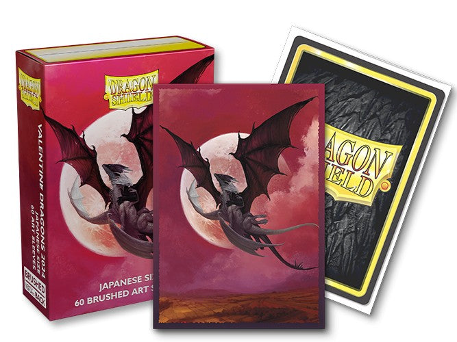Dragon Shield Sleeves: Japanese Brushed Art - Valentine Dragon 2024 60CT