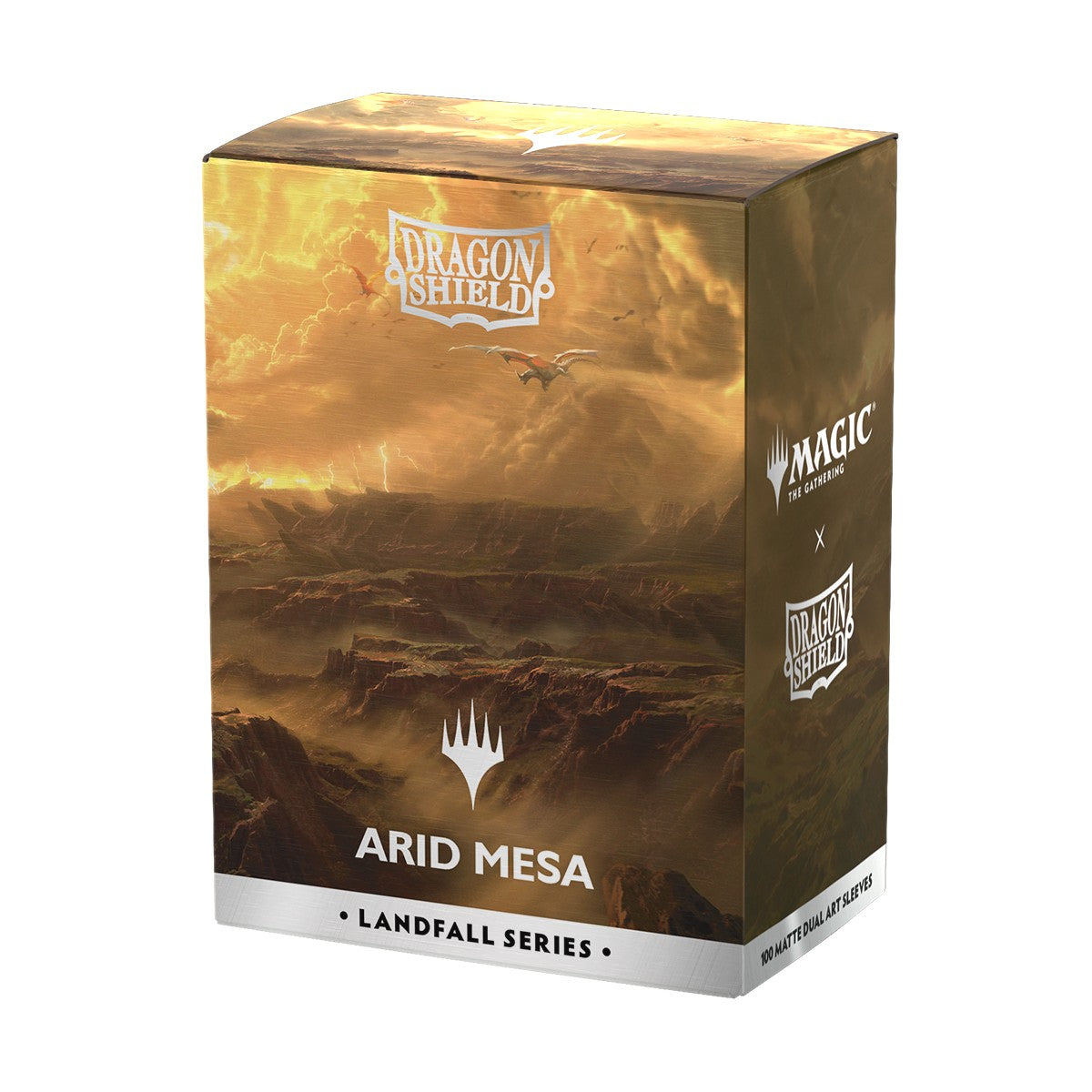 Dragon Shield Sleeves: Standard Dual Matte - Landfall Series Arid Mesa 100CT