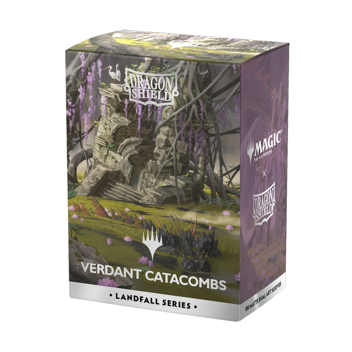Dragon Shield Sleeves: Standard Dual Matte - Landfall Series Verdant Catacombs 100CT