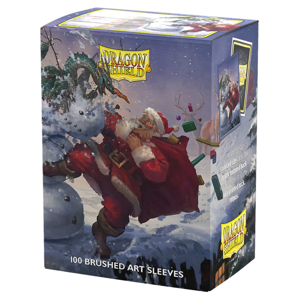 Dragon Shield Sleeves: Standard Brushed Art - Christmas Dragon 2025 100CT