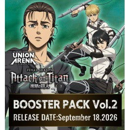 UNION ARENA CARD GAME: BOOSTER PACK: ATTACK ON TITAN VOLUME 2