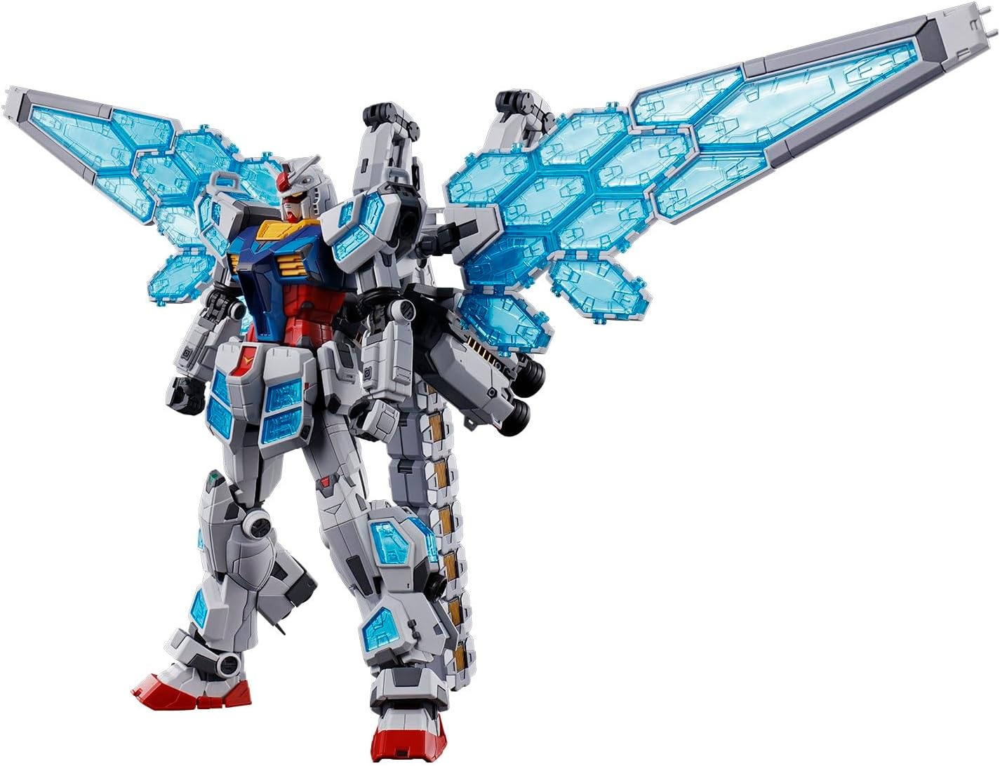 Bandai HG 1/144 RX-78F00/E Gundam (Ex-001 G.L.R.S.S. Feather Unit) Plastic Model Kit