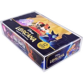 Bearish Acrylic Case Lorcana Booster Display Not Shrinkwrapped