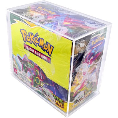 Bearish Acrylic Case Pokemon Booster Display Sun and Moon Through Scarlet and Violet