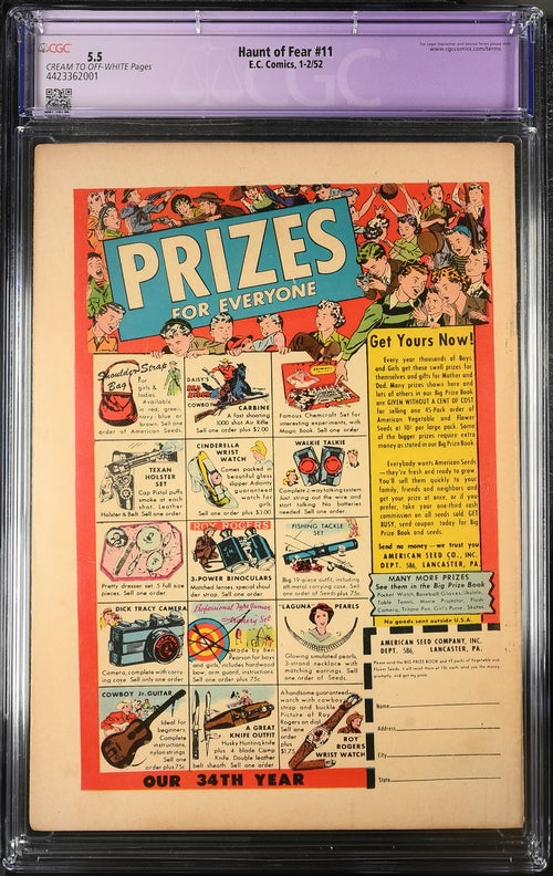 Haunt of Fear #11 CGC 5.5