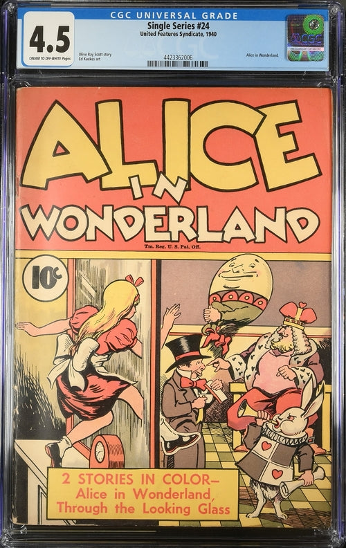 Single Series - Alice in Wonderland #24 CGC 4.5