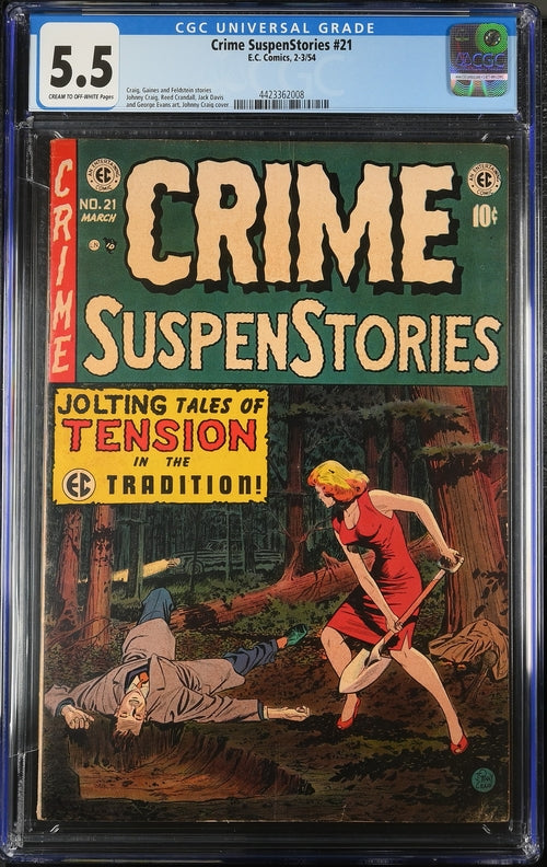 Crime SuspenStories #21 CGC 5.5
