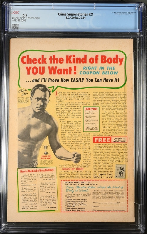 Crime SuspenStories #21 CGC 5.5