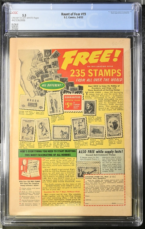 Haunt of Fear #19 CGC 5.5