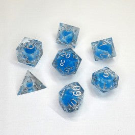 Chronicle RPG Accessories: 7CT Liquid Core - Molten Rainshard Dice Set