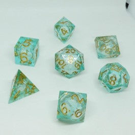 Chronicle RPG Accessories: 7CT Liquid Core - Molten Court Dice Set
