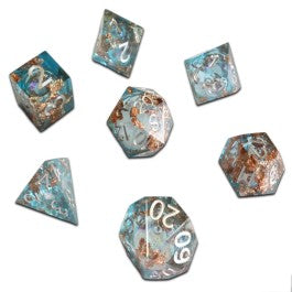 Chronicle RPG Accessories: 7CT Liquid Core - Molten Relics Dice Set