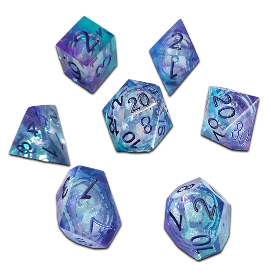 Chronicle RPG Accessories: 7CT Liquid Core - Molten Potion Polyhedral Dice Set