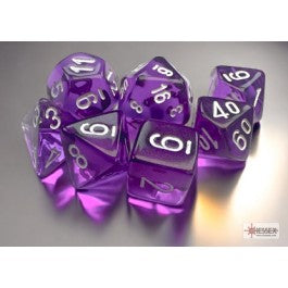 Trans Mini Purple/White 7 Set