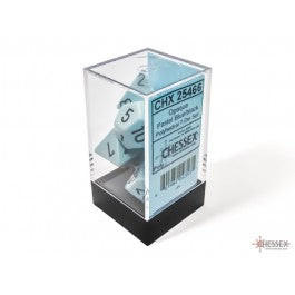 Opaque Pastel Blue/Black 7 Set