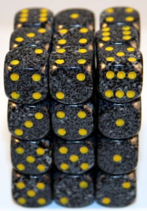 Speckled Urban Camo 12mm D6 36ct