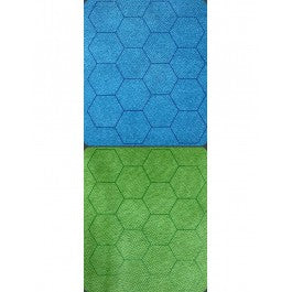 Megamat 1" Reversible Blue-Green Hexes