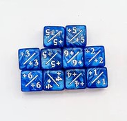 Mystery Dice Goblin - Counter Dice +/+ Pearl Blue