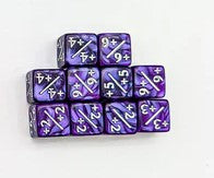 Mystery Dice Goblin - Counter Dice +/+ Pearl Purple