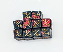 Mystery Dice Goblin - Counter Dice +/+ Pearl Red/Black