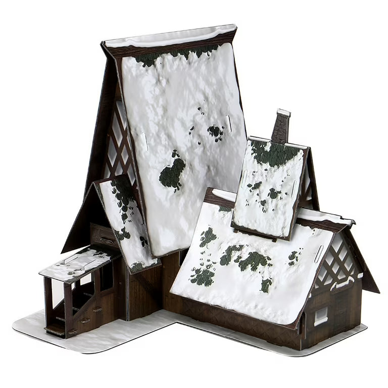 D&D Minis Icons - Icewind Dale: Rime of the Frostmaiden - The Lodge Papercraft Set
