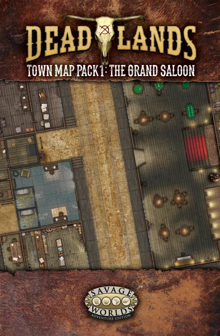 Savage Worlds - Savage Worlds: Deadlands: Town Map Pack 1 - Grand Saloon
