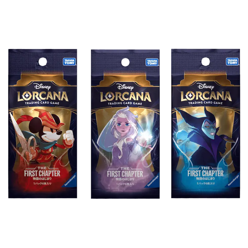 Disney Lorcana: Set 1: The First Chapter Booster Pack (JAPANESE)