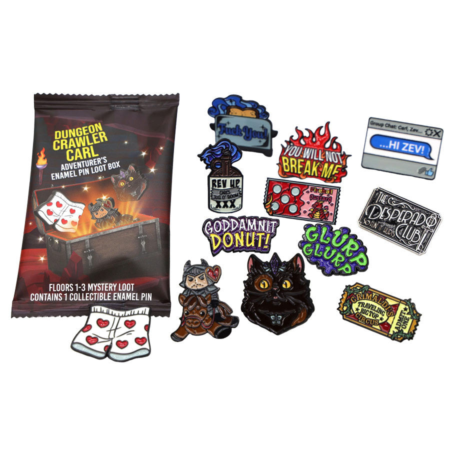 Dungeon Crawler Carl: Adventurer's Pin Loot Box: Floors 1-3
