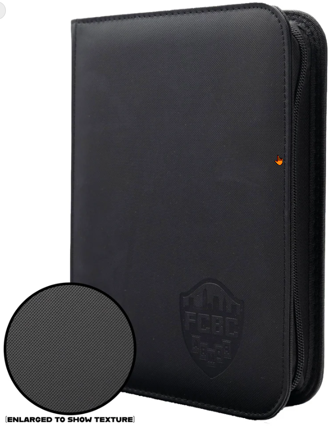 FCBC 4-Pocket Binder Black