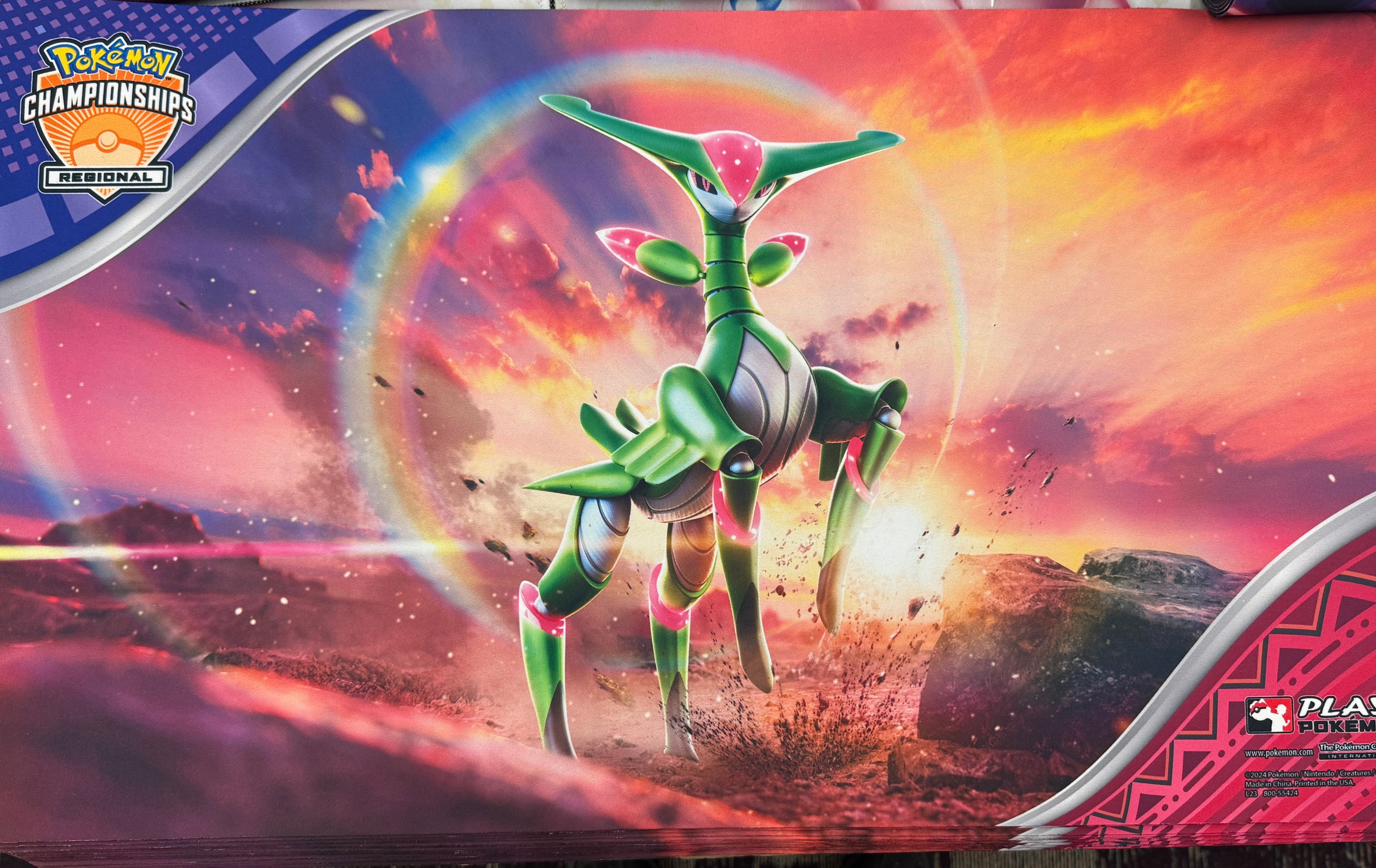 Pokémon Regional Playmat - Iron Leaves