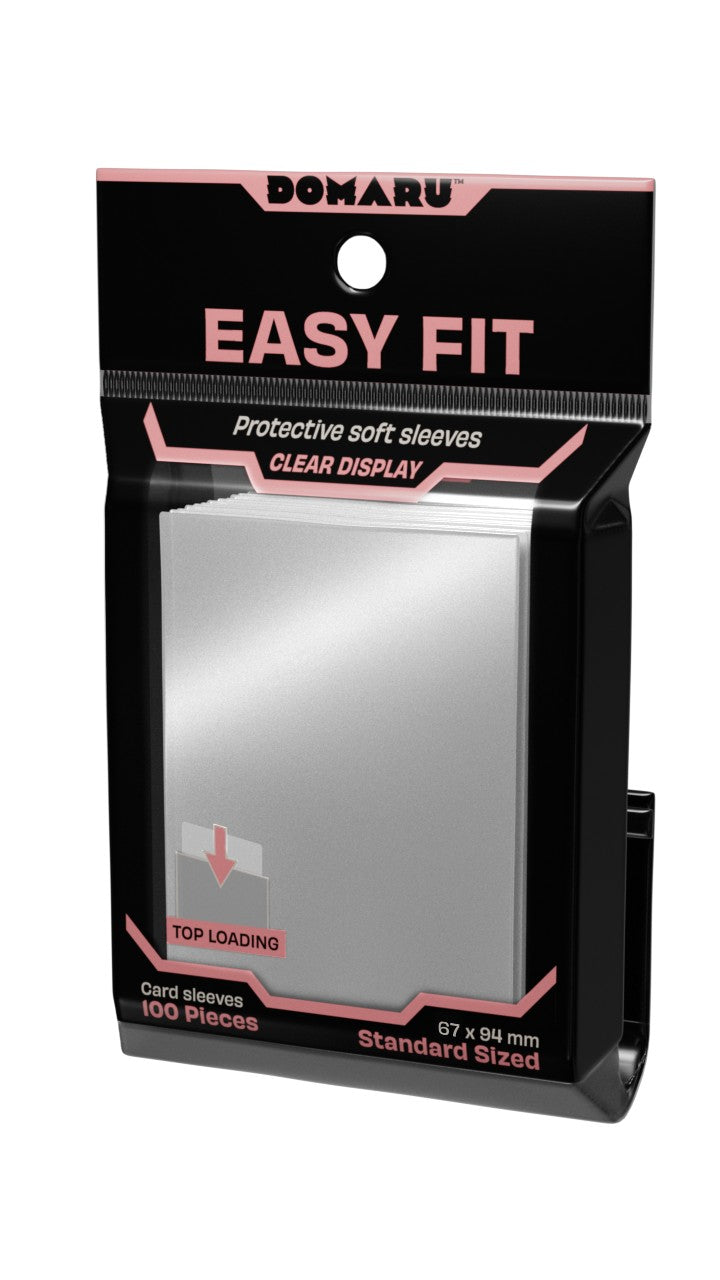 Gatherers' Tavern : Domaru Easy Fit Standard Sized Card Sleeve 100ct - Clear
