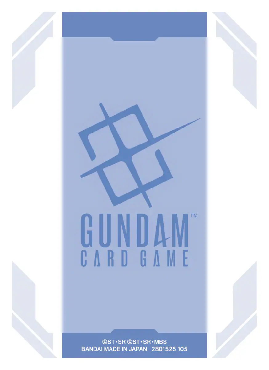Gundam Card Game - Official Card Sleeves v.1a Gundam Card Game Logo